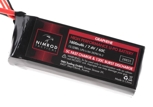 Nimrod Lipo 7.4V 1800mAh 65C Graphene Mini Type T-Plug