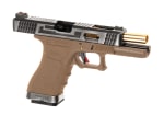 WE G-Force 17 SV Gold Barrel Metal Version GBB