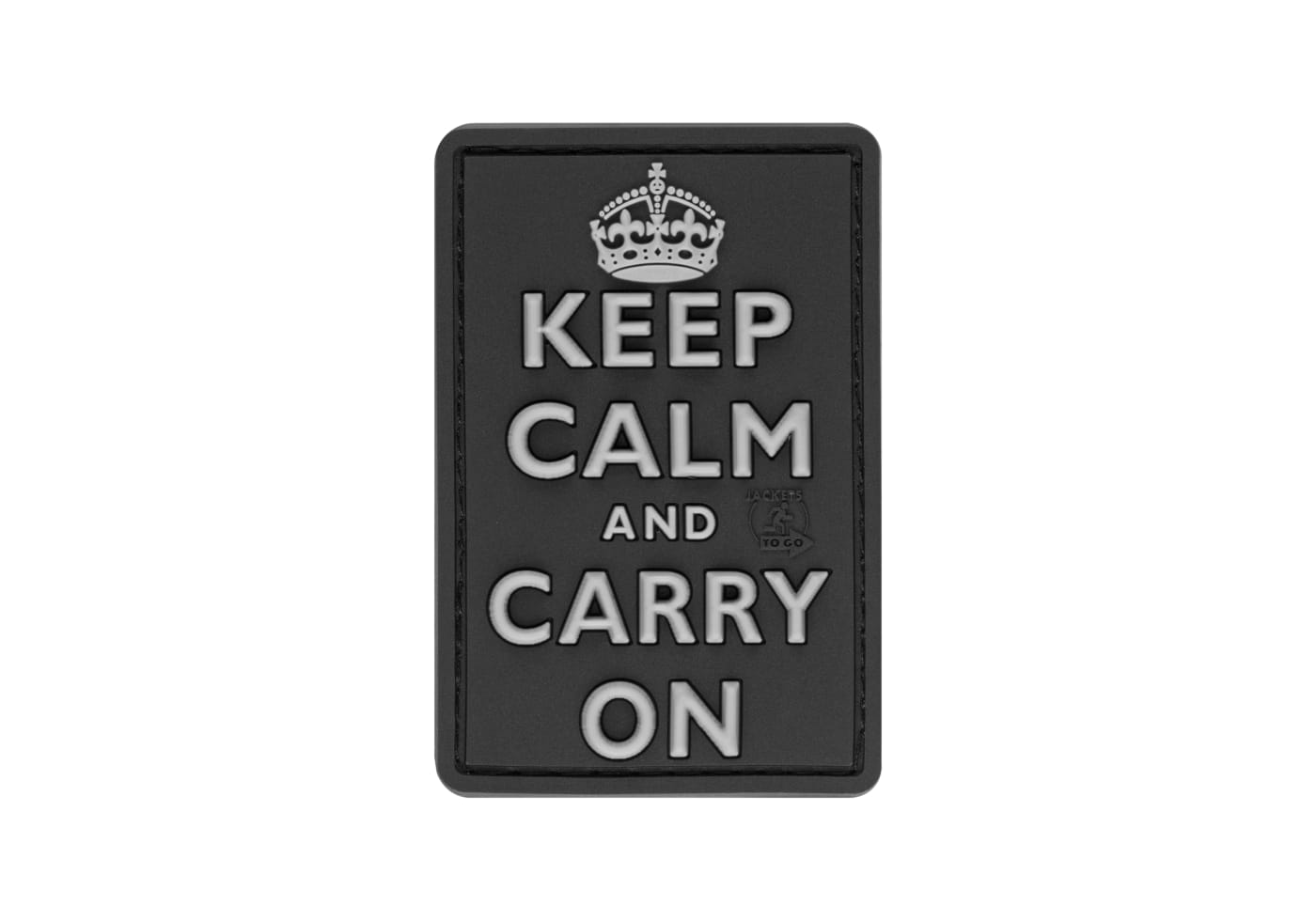 JTG Keep Calm Rubber Patch
