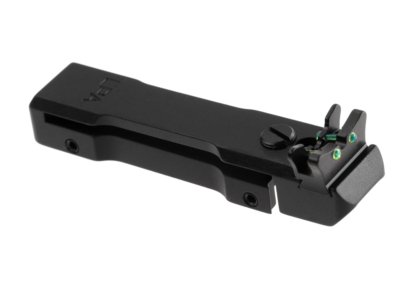 LPA Adjustable Fiber Optic Rear Sight for 6-8mm Shotgun Ribs