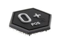 JTG Bloodgroup Hexagon Rubber Patch 0 Pos
