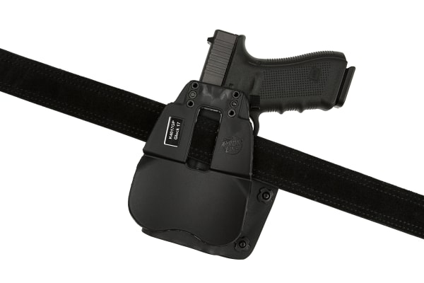 Frontline Open Top Kydex Holster für Glock 17 GTL Paddle