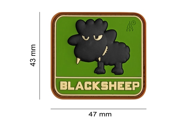 JTG Little Black Sheep Rubber Patch