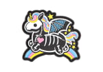 JTG Skeleton Unicorn Rubber Patch