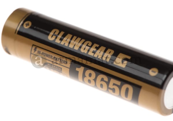 Clawgear 18650 Battery 3.7V 2600mAh Micro-USB (2024) - Armamat