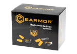 Earmor MaxDefense Ear Plugs NRR33 60 Pairs Box