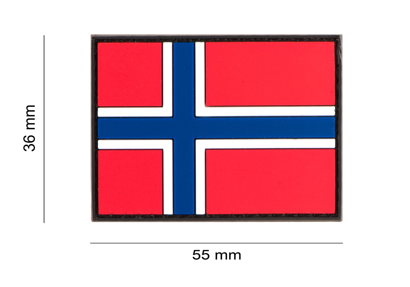 JTG Norway Flag Rubber Patch