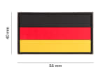 JTG German Flag Blank Rubber Patch