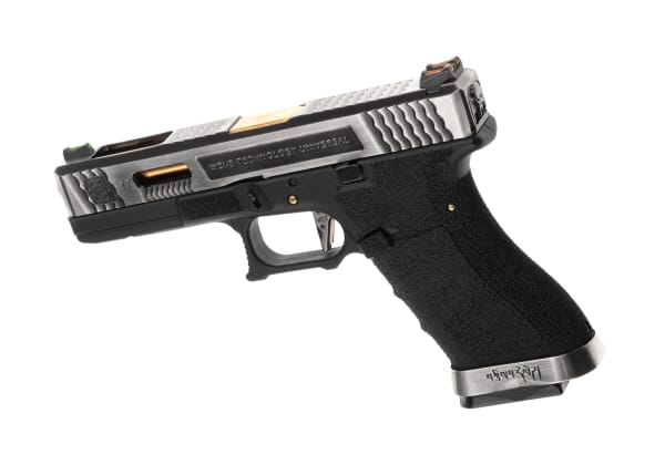 WE G-Force 17 SV Gold Barrel Metal Version GBB