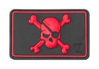 JTG Pirate Skull Rubber Patch