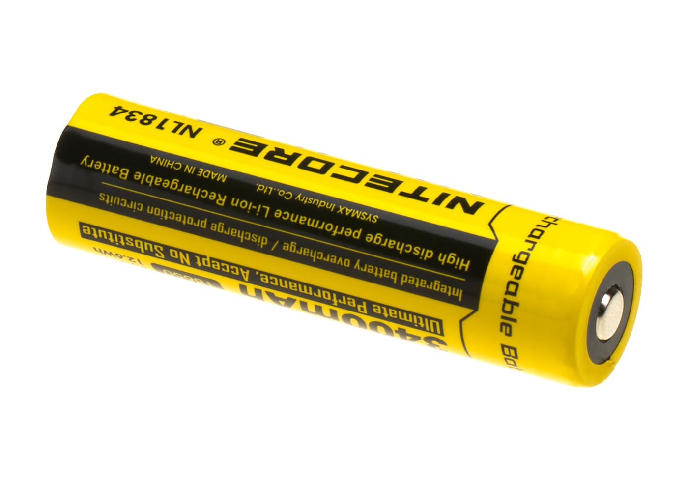 Nitecore NL1834 18650 Battery 3.7V 3400mAh