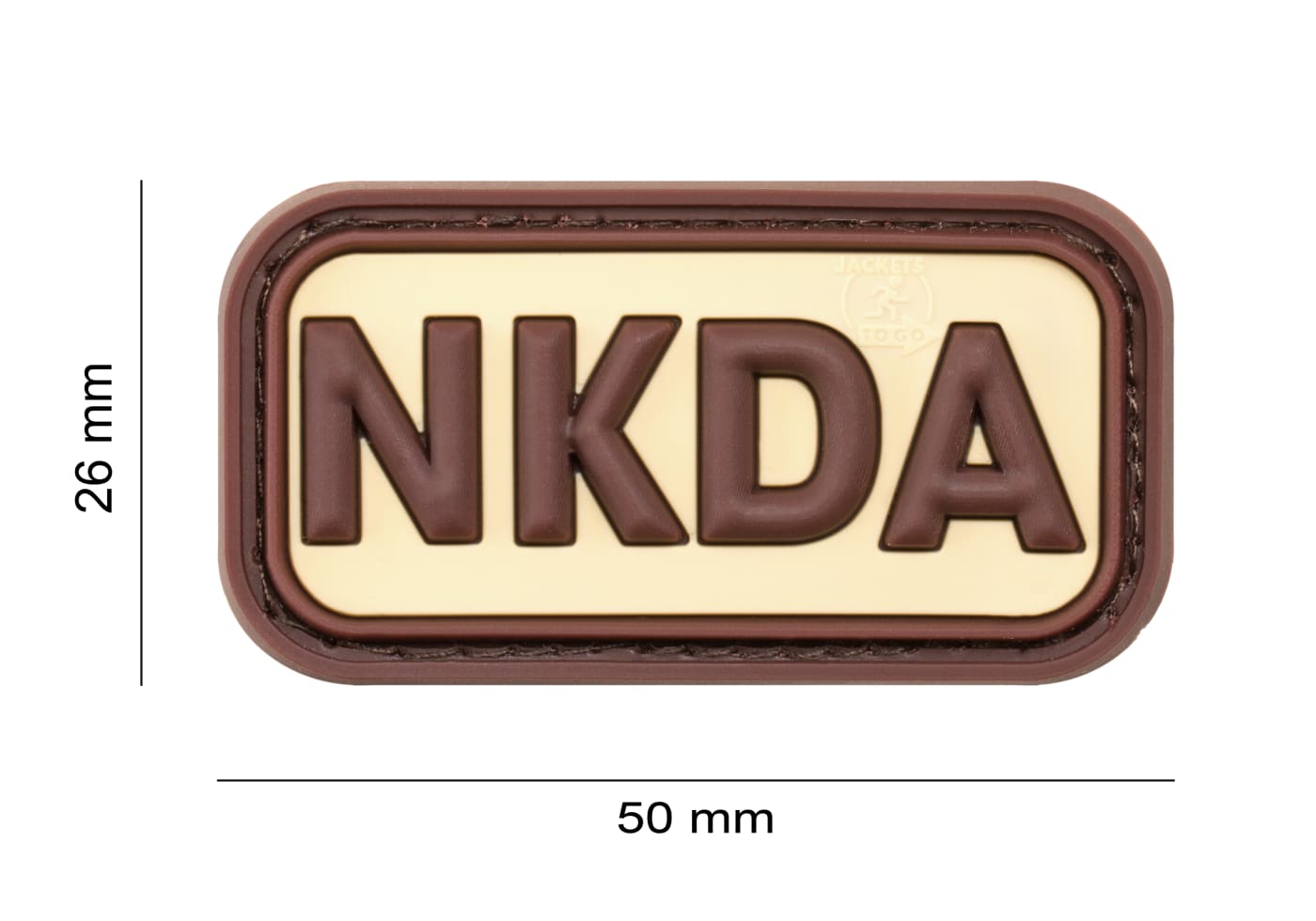 JTG NKDA Rubber Patch