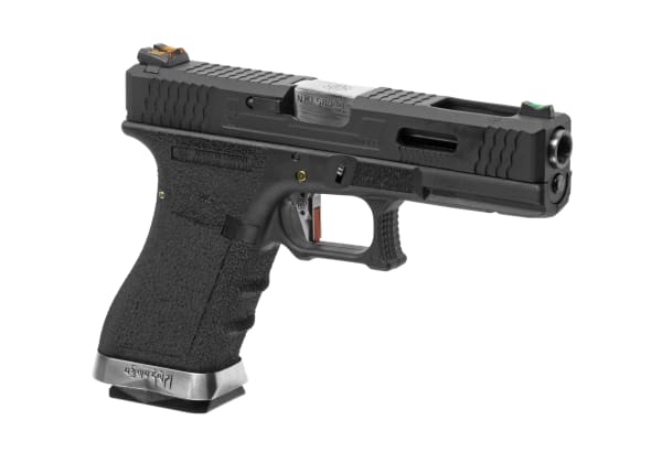 WE G-Force 17 BK Silver Barrel Metal Version GBB