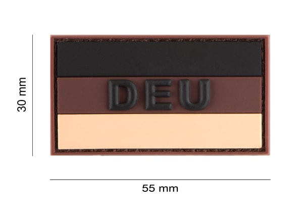 JTG Small German Flag Rubber Patch