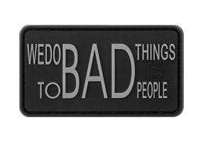 JTG We do bad Things Rubber Patch