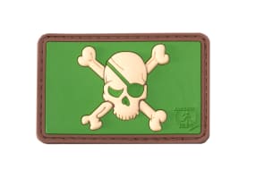 JTG Pirate Skull Rubber Patch
