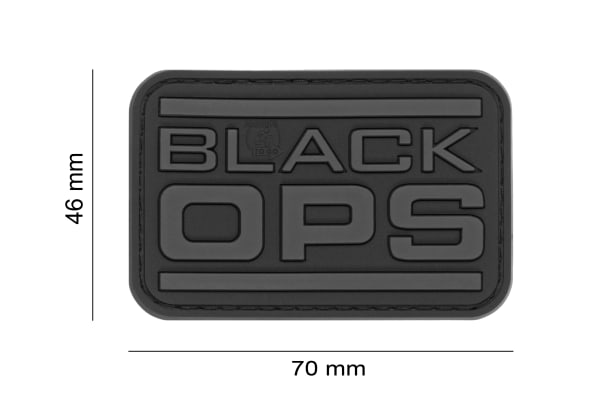 JTG Black OPS Rubber Patch