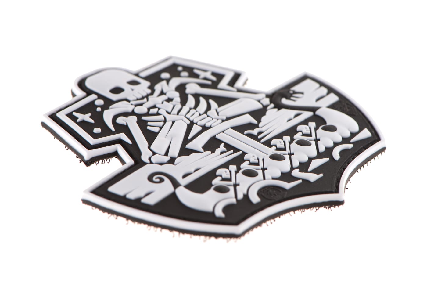 JTG Ghost Ship Skull Rubber Patch