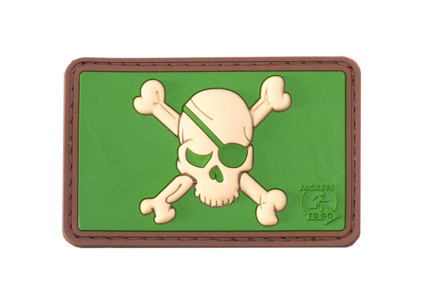 JTG Pirate Skull Rubber Patch