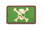 JTG Pirate Skull Rubber Patch
