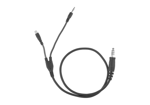 Earmor Y-Shaped Cable 3.5mm Jack / 2.5mm Female Jack / U-174 Male Jack for M31 Plus