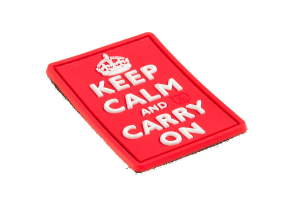 JTG Keep Calm Rubber Patch
