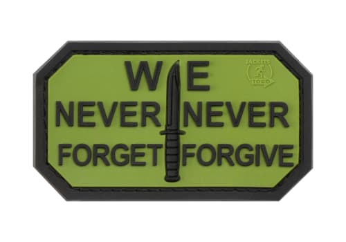 JTG Never Forget Rubber Patch