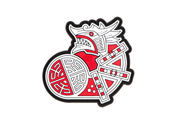 JTG Viking Dragon Ship Head Rubber Patch