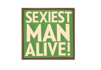 JTG Sexiest Man Alive Rubber Patch