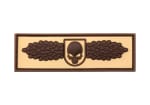 JTG SOF Skull Badge Rubber Patch