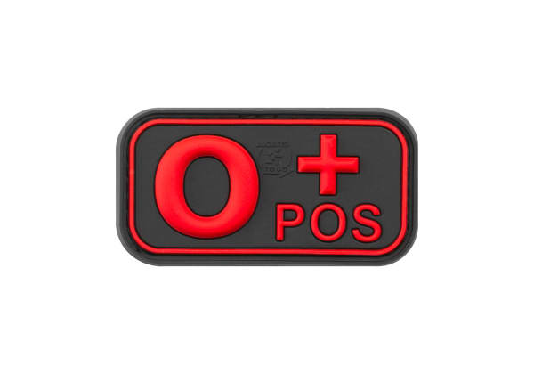 JTG Bloodtype Rubber Patch 0 Pos