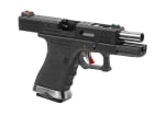 WE G-Force 19 BK Silver Barrel Metal Version GBB