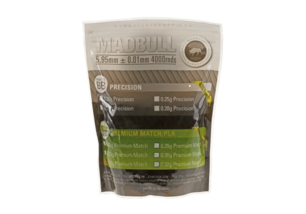 Madbull 0.25g Bio Premium Match Grade PLA 4000rds