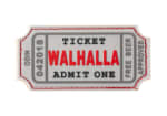 JTG Large Walhalla Ticket Rubber Patch