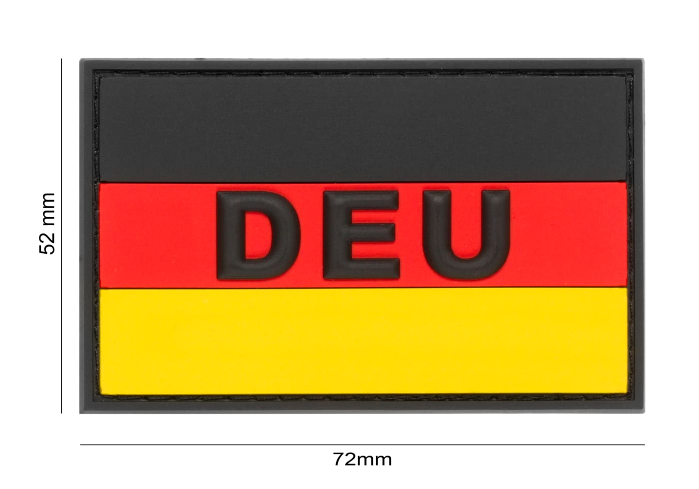 JTG German Flag Rubber Patch
