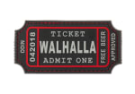 JTG Large Walhalla Ticket Rubber Patch