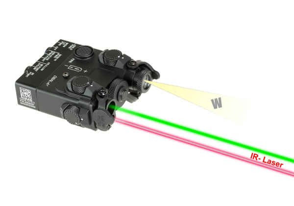 WADSN DBAL-A2 Illuminator / Laser Module Green + IR Aluminium