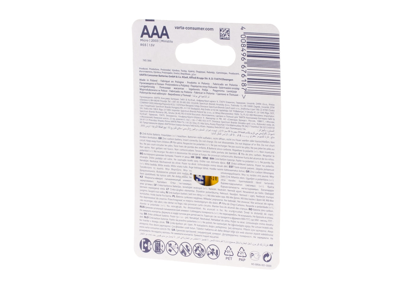 Varta AAA Superlife 4pcs