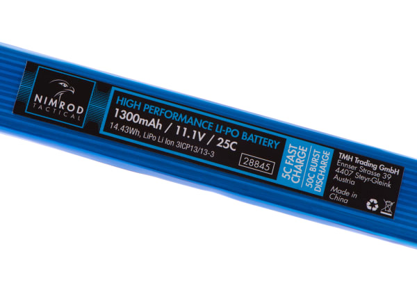 Nimrod Lipo 11.1V 1300mAh 25C Split Type T-Plug