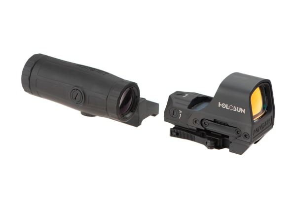Holosun HS510C Solar Red Circle Dot Sight Combo with HM3X