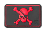 JTG Pirate Skull Rubber Patch