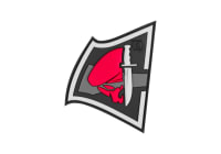 JTG Rebel Skull Rubber Patch