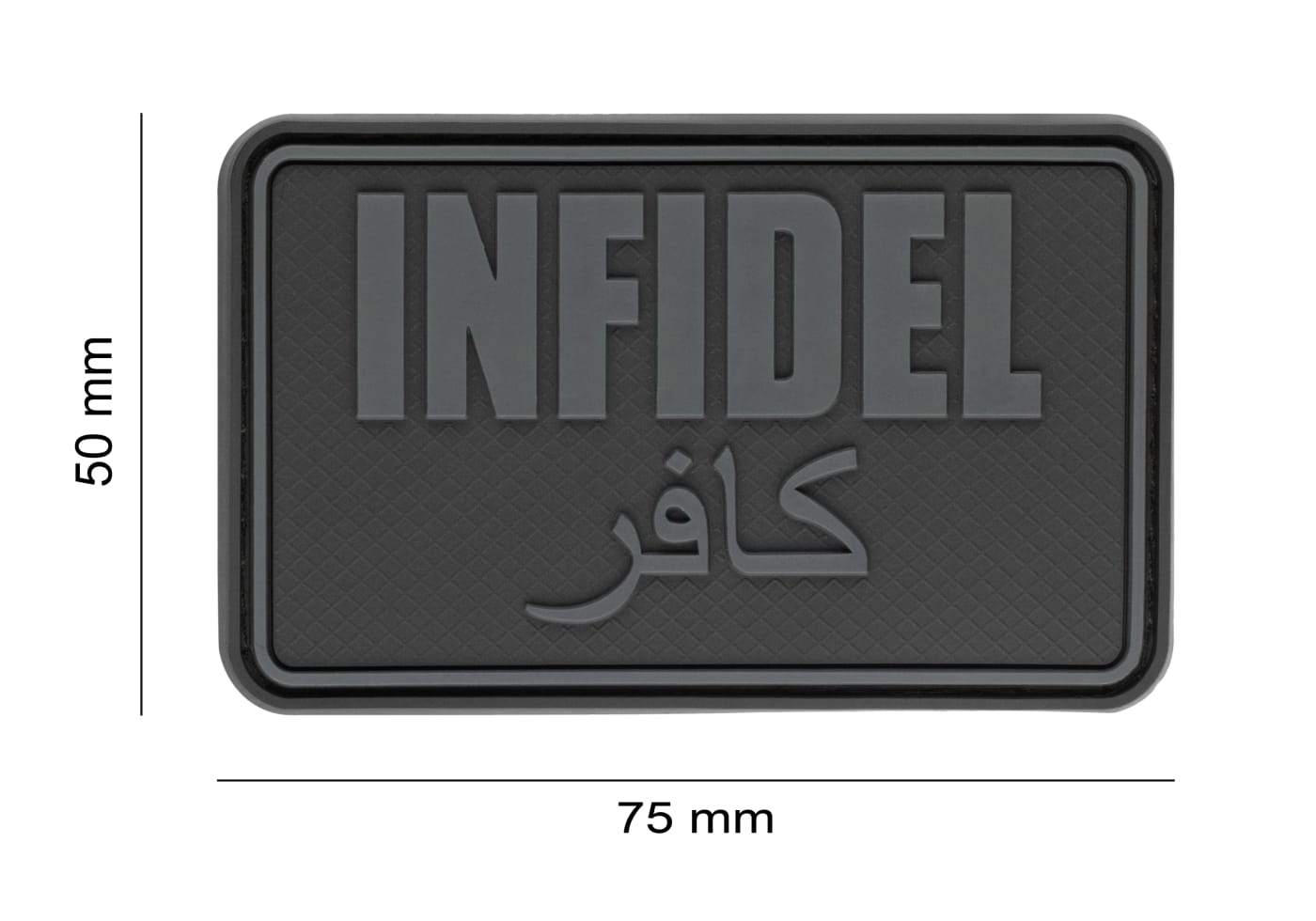 JTG Infidel Large Rubber Patch