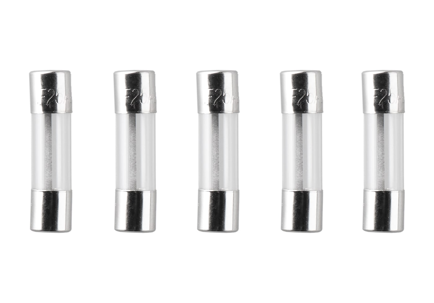 Nimrod Glass Type Fuse 5x20mm 25A 5pcs