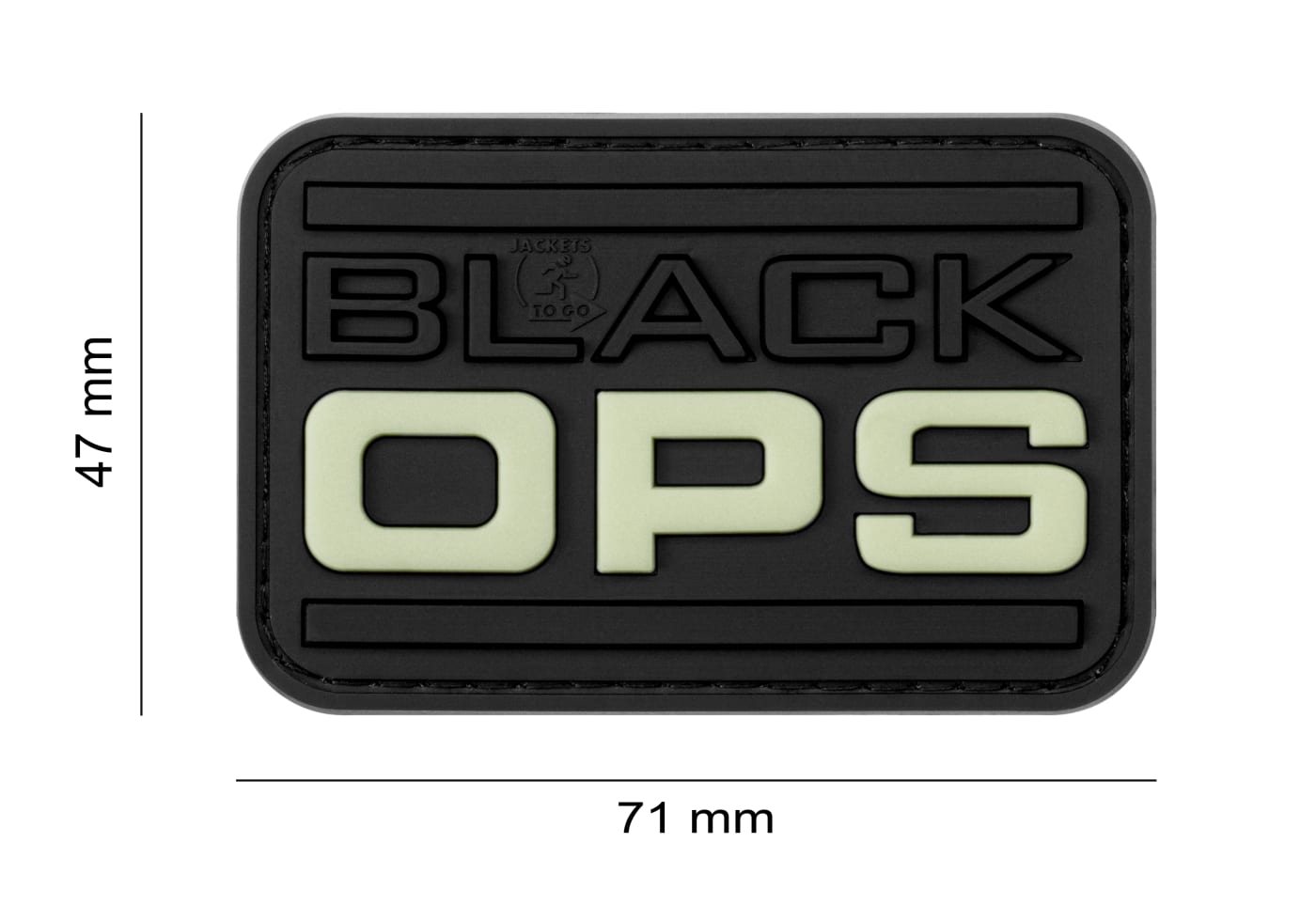 JTG Black OPS Rubber Patch