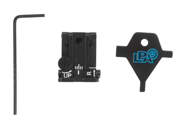 LPA 07 Type Rear Sight for Glock 17/19