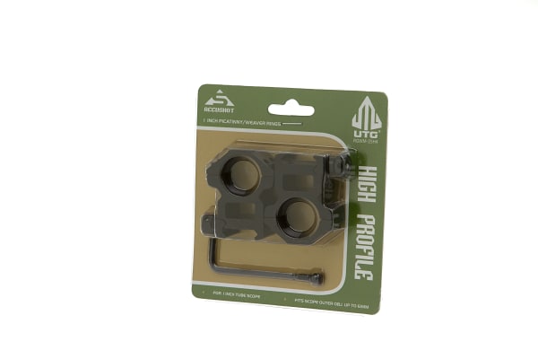 Leapers 25.4mm Mount Rings High