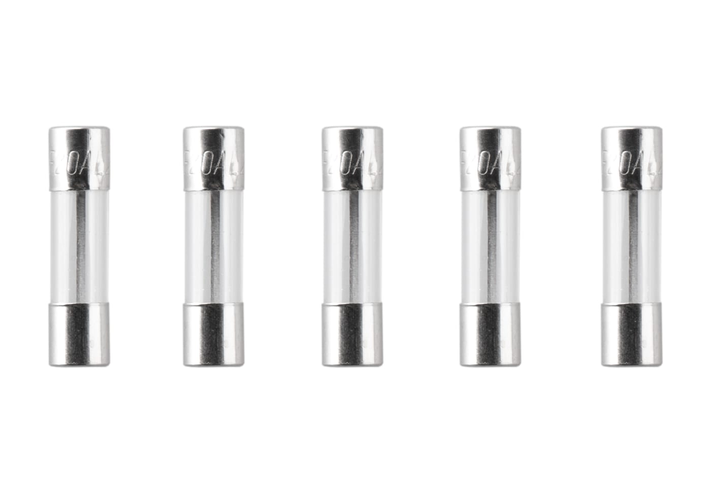 Nimrod Glass Type Fuse 5x20mm 20A 5pcs