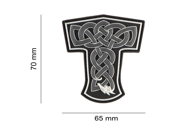 JTG Thors Hammer Dragon Rubber Patch