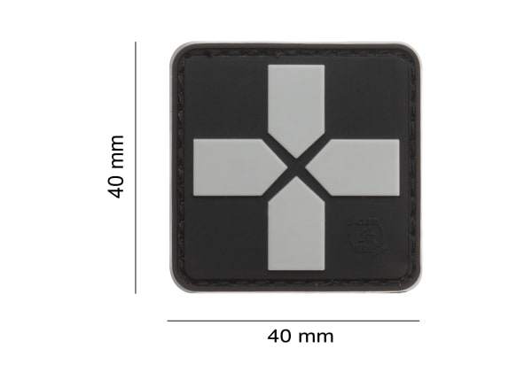 JTG Red Cross Rubber Patch 40mm
